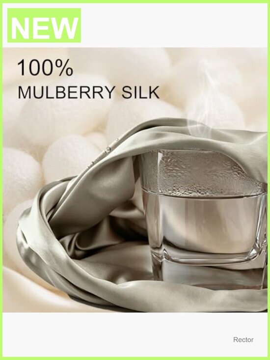 100% Mulberry Silk Bonnet for Sleep, Tie Closure, Adjustable Night Cap